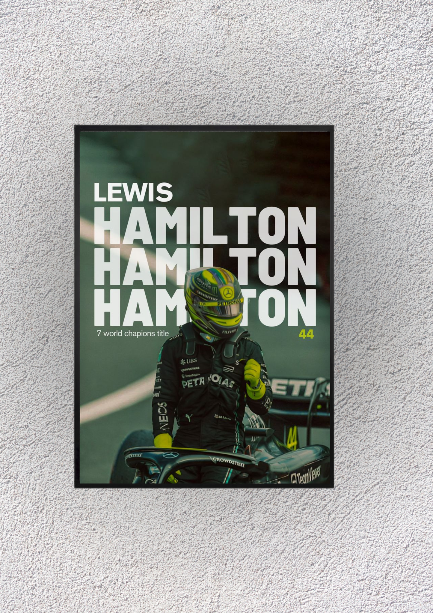 Lewis Hamilton Wall Viision - Magnora