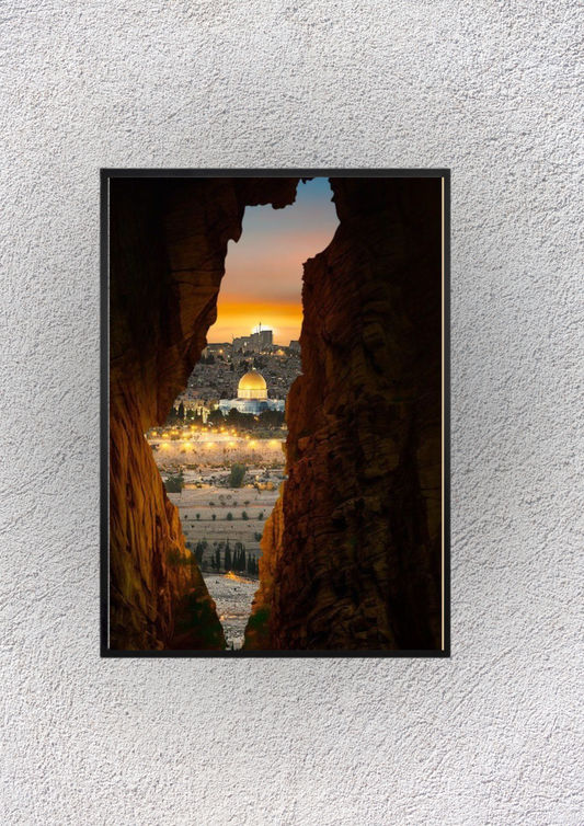 Palestine View as a Flag Wall Vision - Magnora