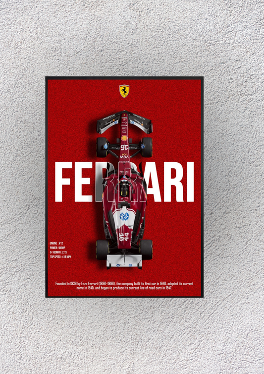 Formula 1 Ferrari Wall Vision - Magnora