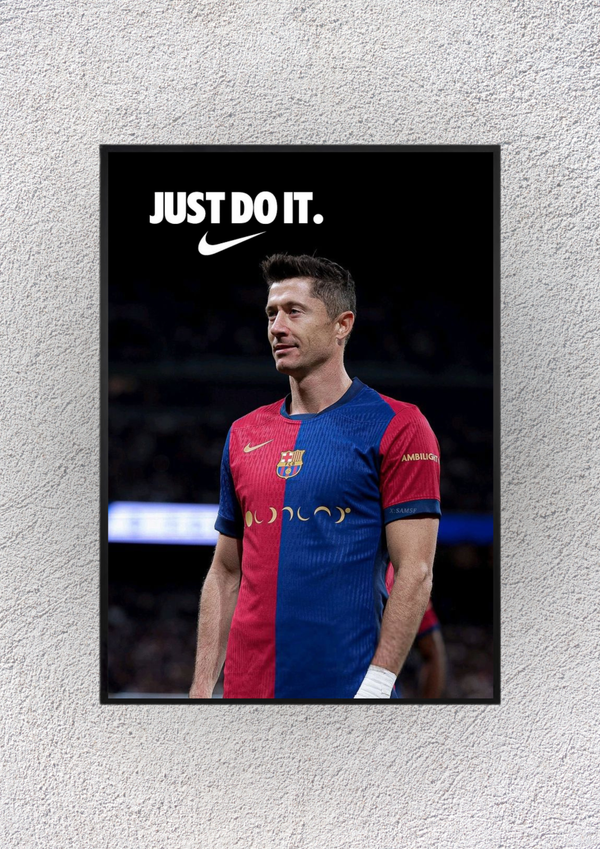 Robert Lewandowski Just Do It Wall Vision - Magnora