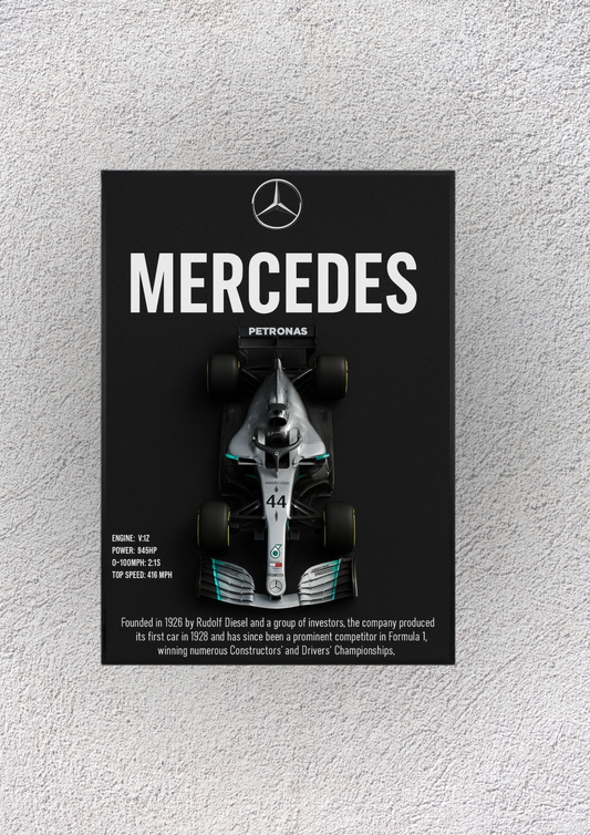 Formula 1 Mercedes Wall Vision - Magnora