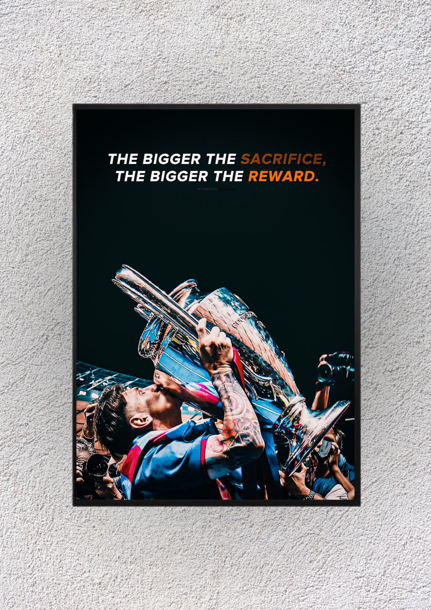 Lionel Messi Champions League Wall Vision - Magnora