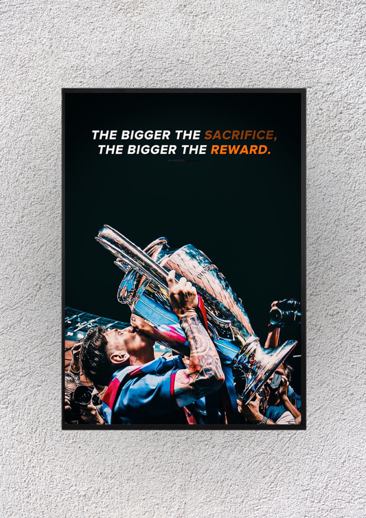 Lionel Messi Champions League Wall Vision - Magnora