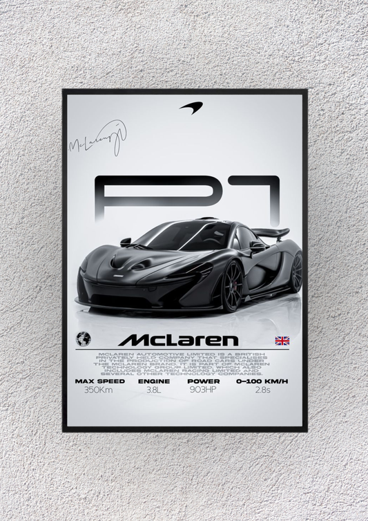 McLaren P1 Wall Vision - Magnora