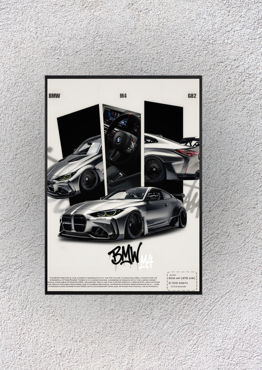 BMW M4 Wall Vision - Magnora