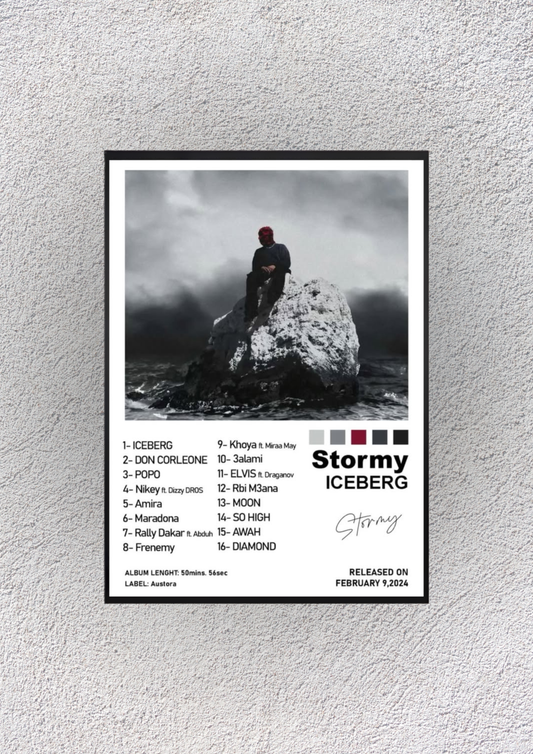 Stormy Iceberg Track List Wall Vision - Magnora