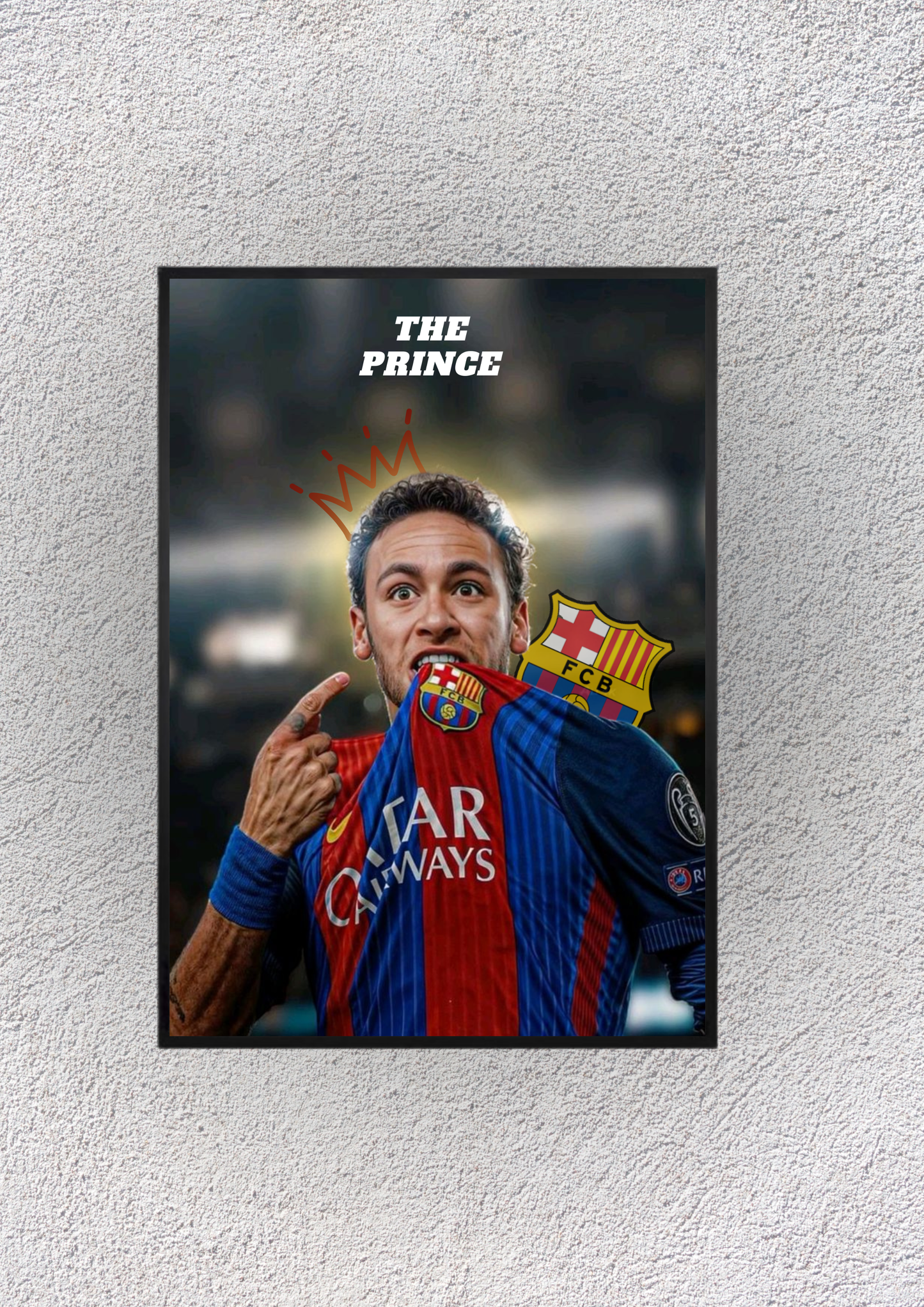 Neymar Jr The prince Wall Vision - Magnora