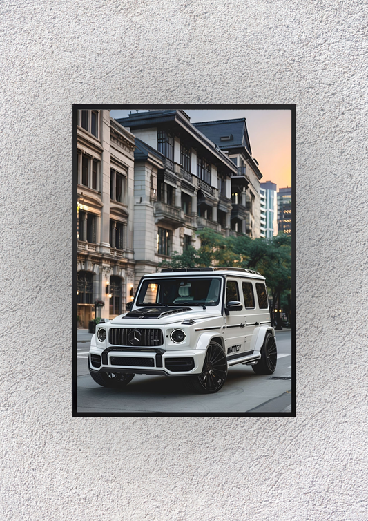 Mercedes G wagon In White wall Vision - Magnorra